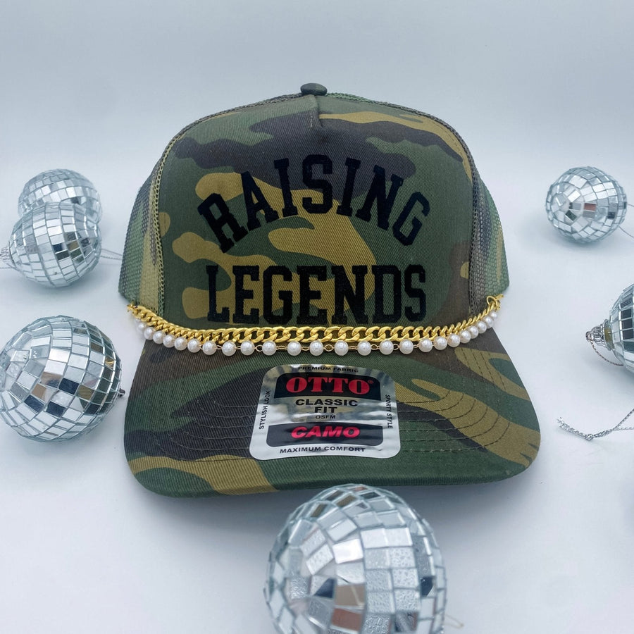 Raising Legends Camo- Trucker Hat - Pretty Petty Co