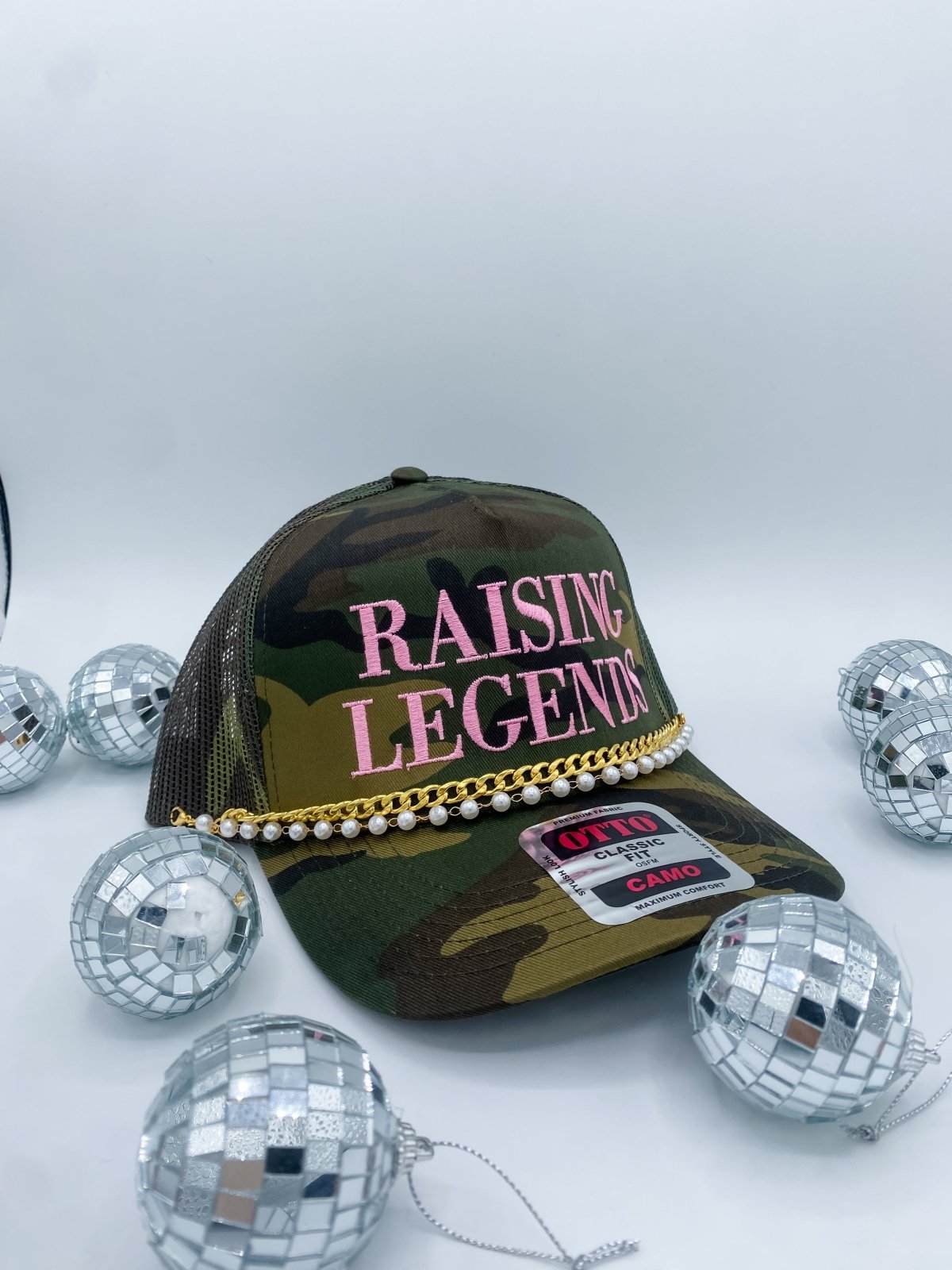 Raising Legends Pink Camo - Trucker Hat - Pretty Petty Co