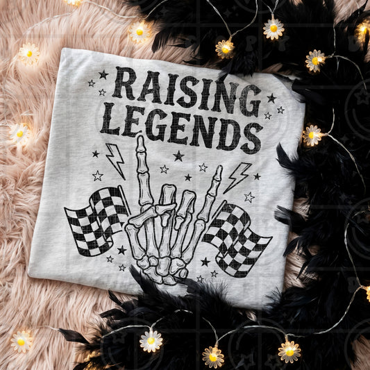 Raising Legends Tee | Empowering Parenting Shirt Funny Graphic Women