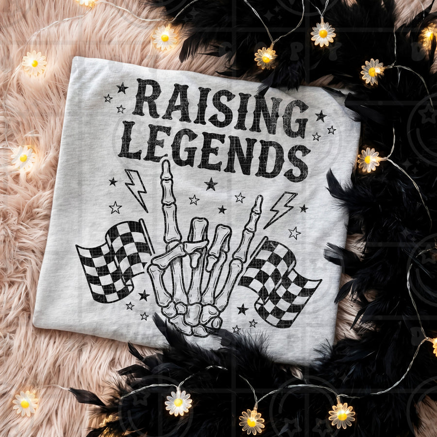 Raising Legends Tee | Empowering Parenting Shirt Funny Graphic Women - Pretty Petty Co