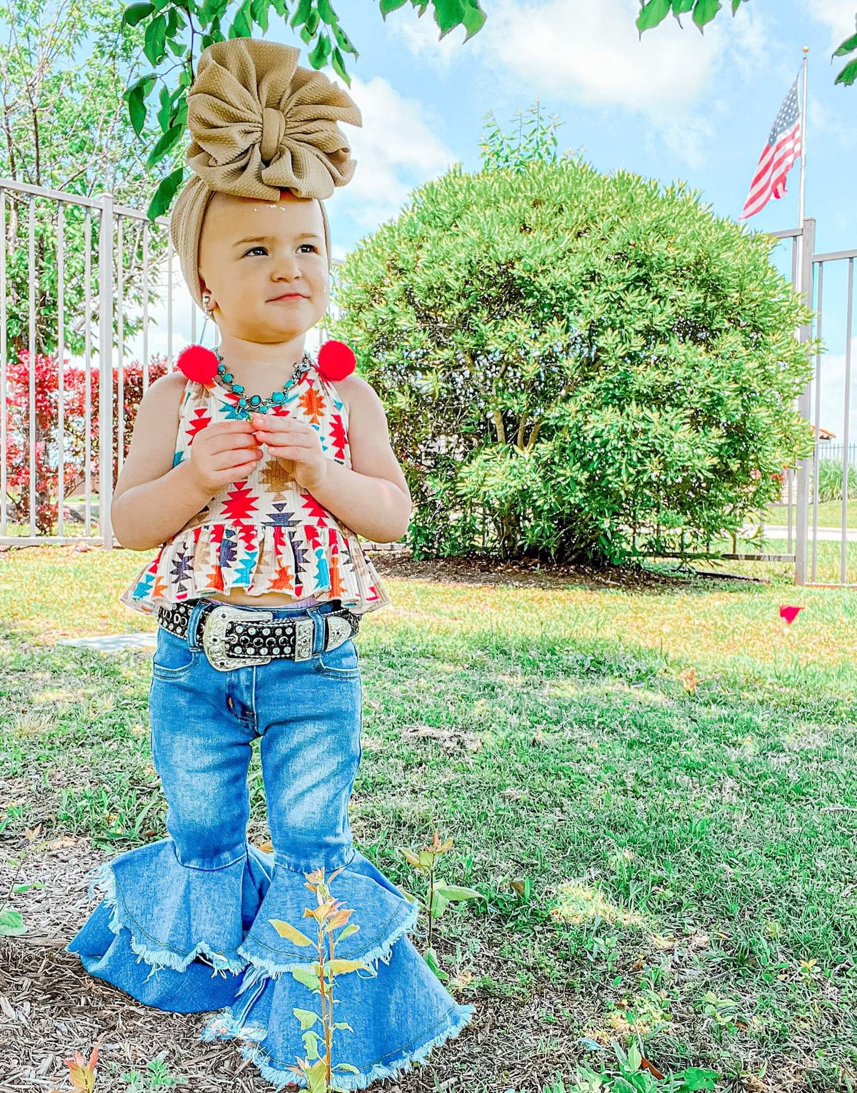 Rodeo Queen denim bells (5 options) - Pretty Petty Co