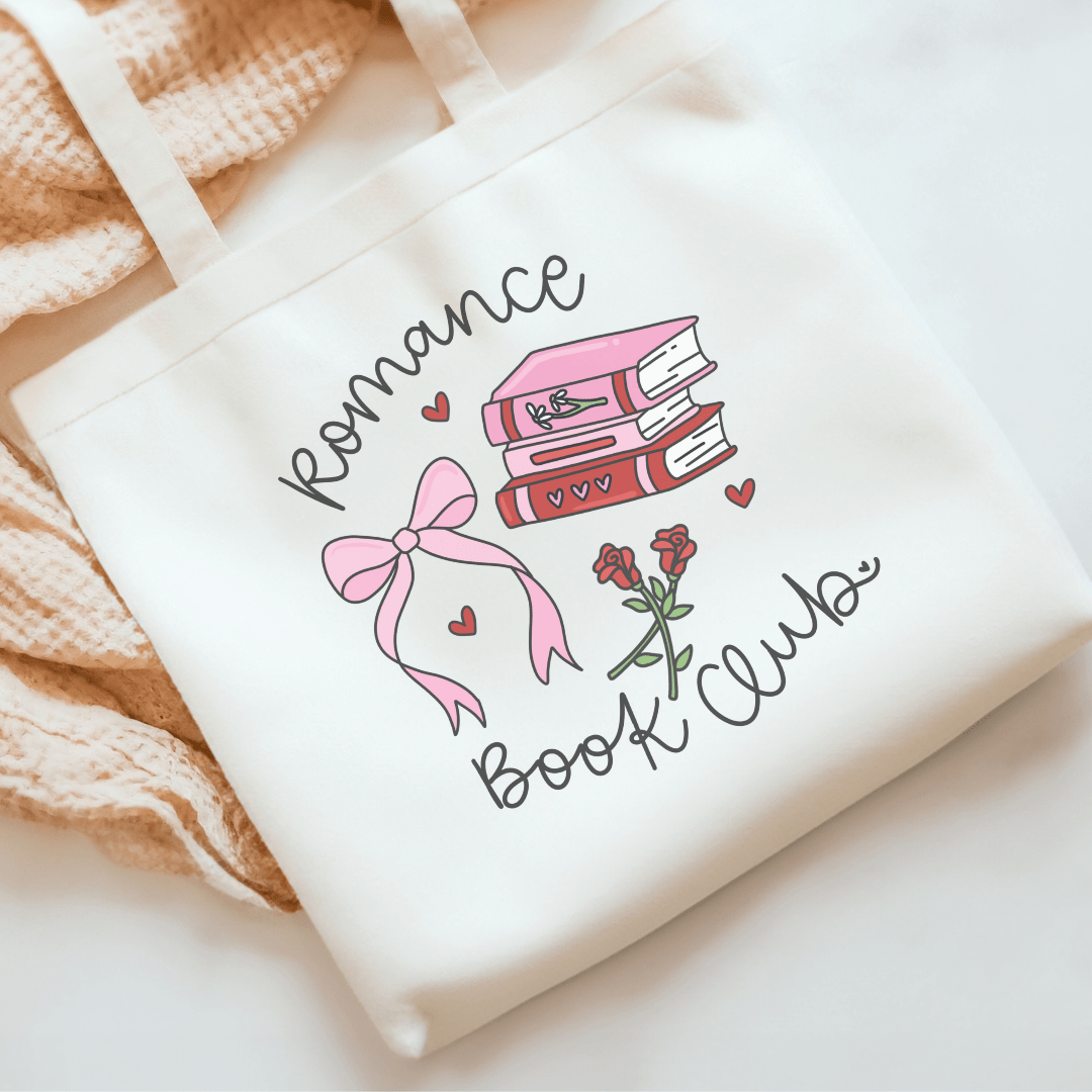 Romance Book Club Sublimated Canvas Tote Bag