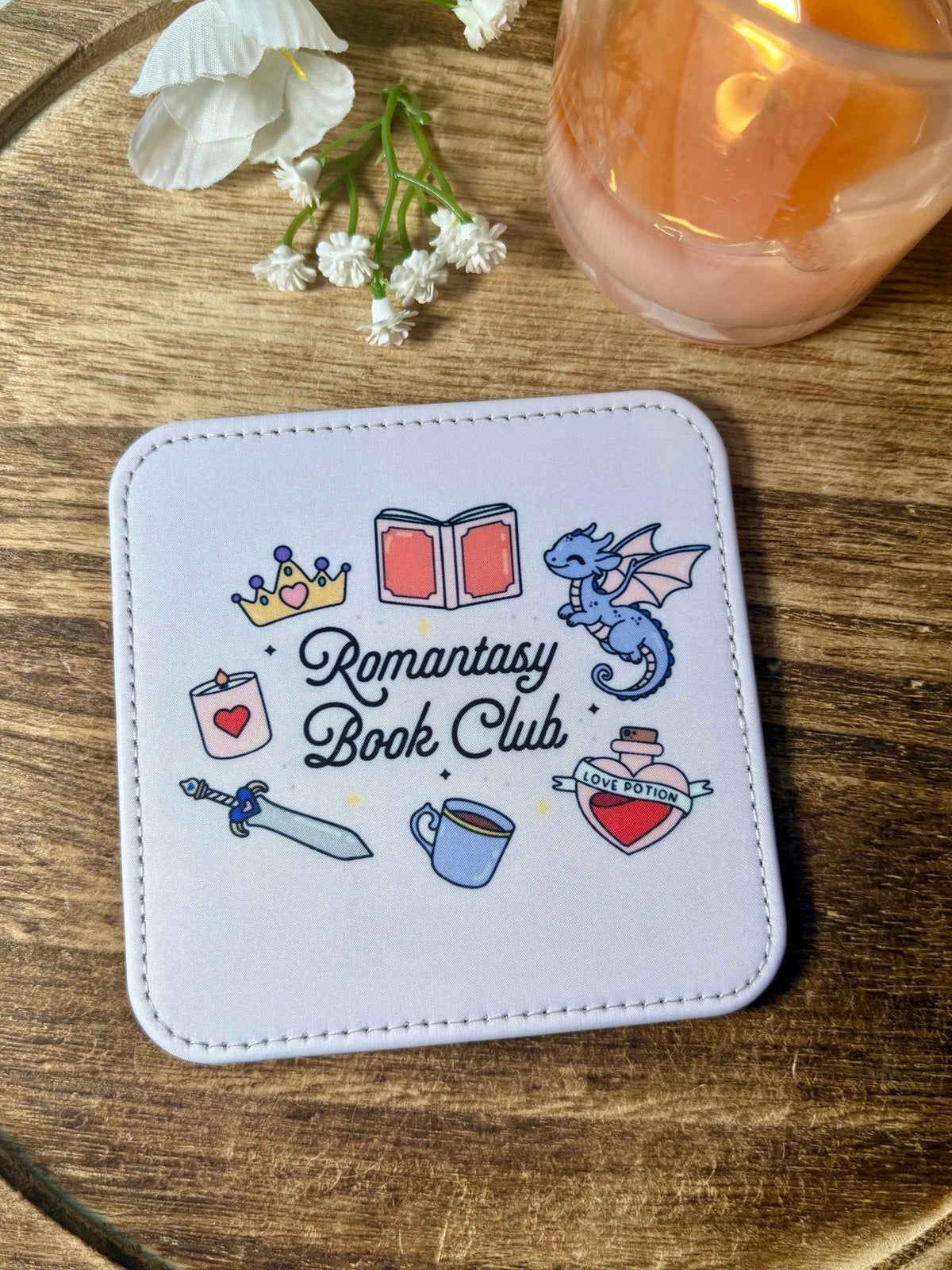 Romantasy Book Club Coaster - ONE Coaster