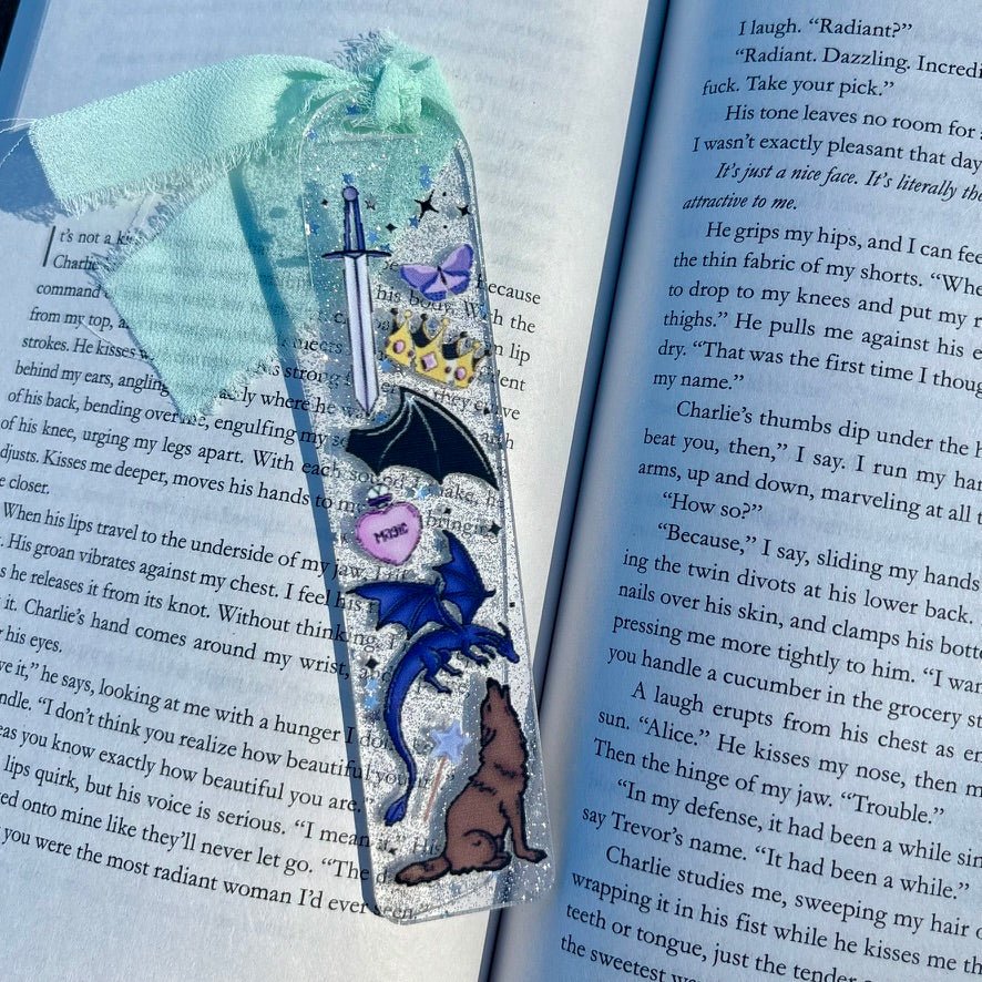 Romantasy Symbols Acrylic Bookmark