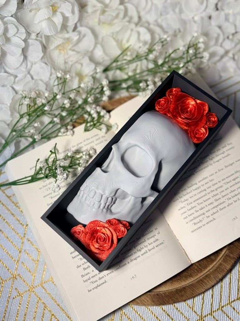 Skull Rose Book Nook - Pretty Petty Co