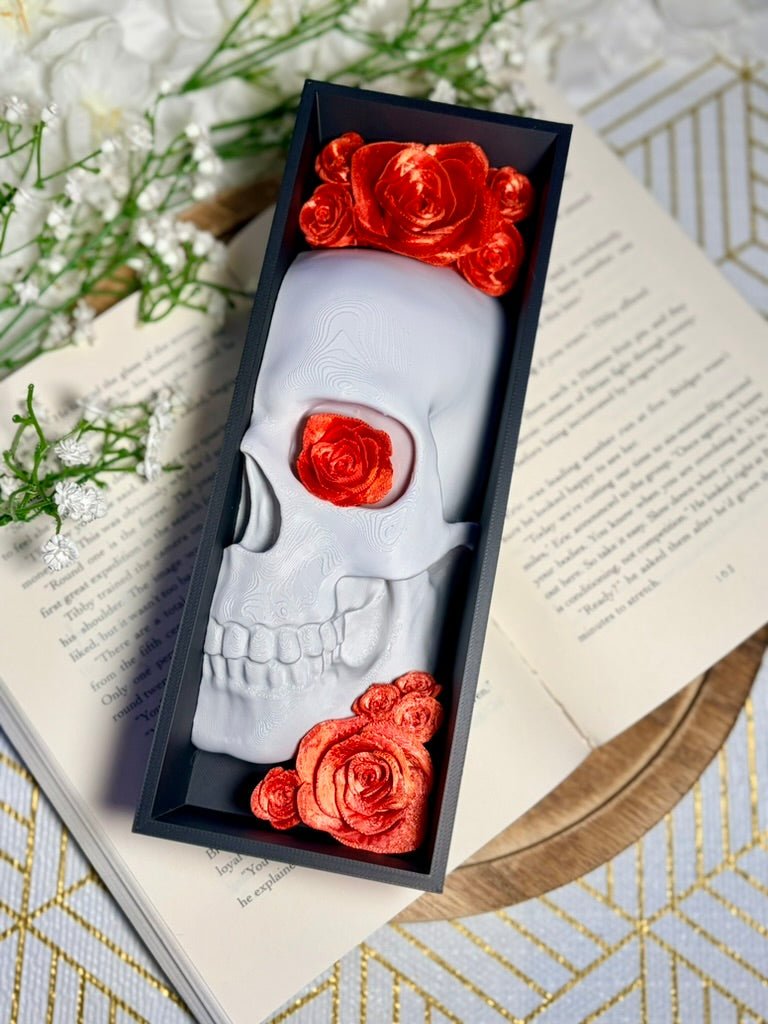 Skull Rose Book Nook - Pretty Petty Co