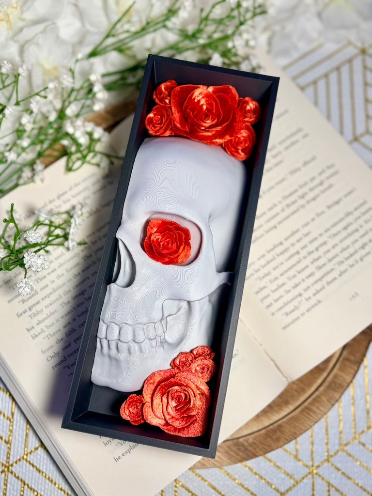 Skull Rose Book Nook - Pretty Petty Co
