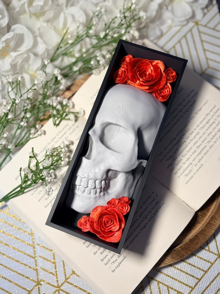Skull Rose Book Nook - Pretty Petty Co