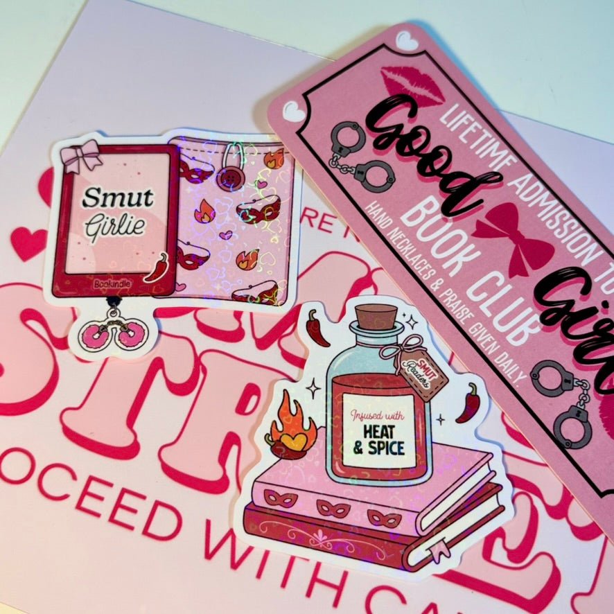 Smut Girlie Stickers and Bookmark Bundle - Pretty Petty Co