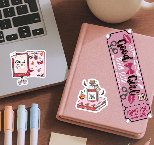Smut Girlie Stickers and Bookmark Bundle