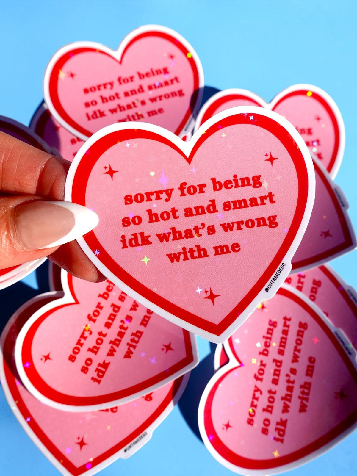 Sorry for Being So Hot Sticker - Pretty Petty Co