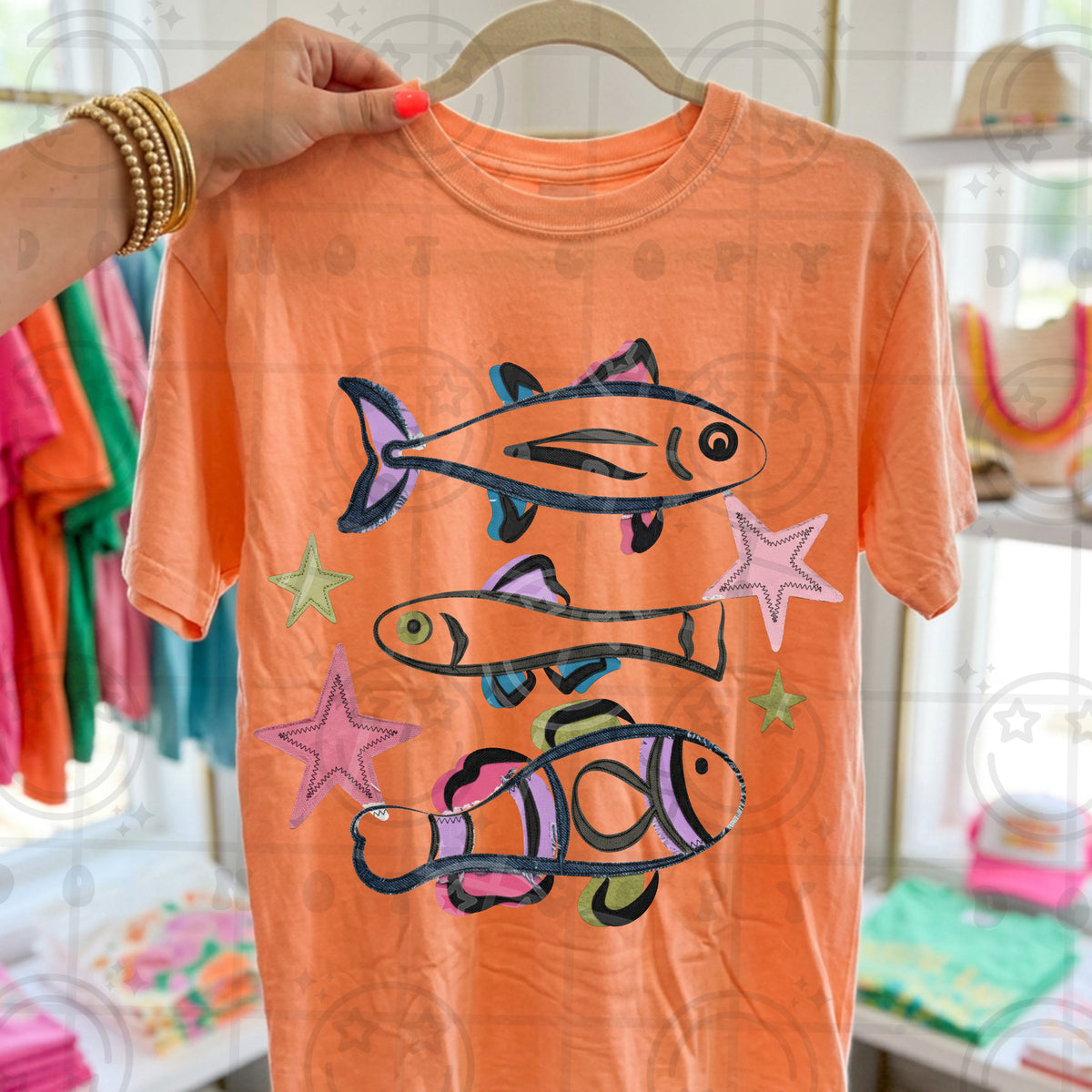 Summer Fish Graphic Tee – Comfort Colors Fishing Shirt, Lake Life Outdoor Summer T-Shirt - Pretty Petty Co