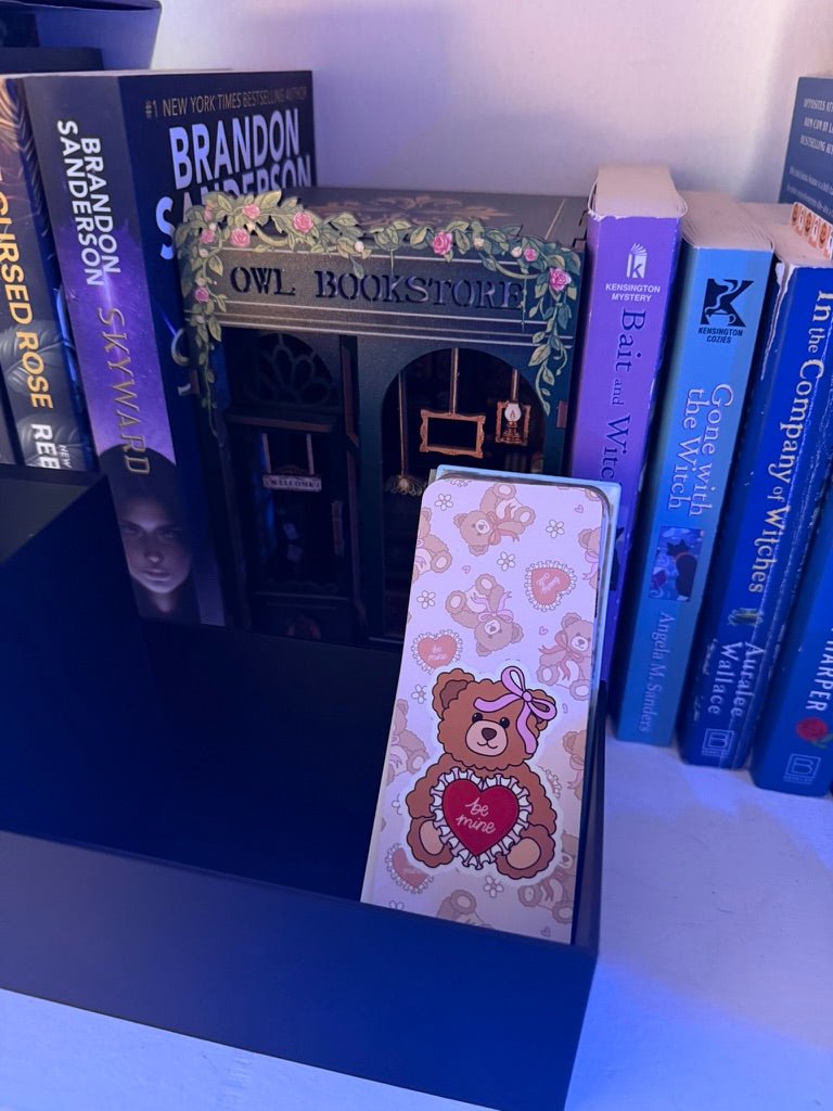 Stained Glass-Style Tealight Velaris Inspired Book Nook with Storage - Pretty Petty Co