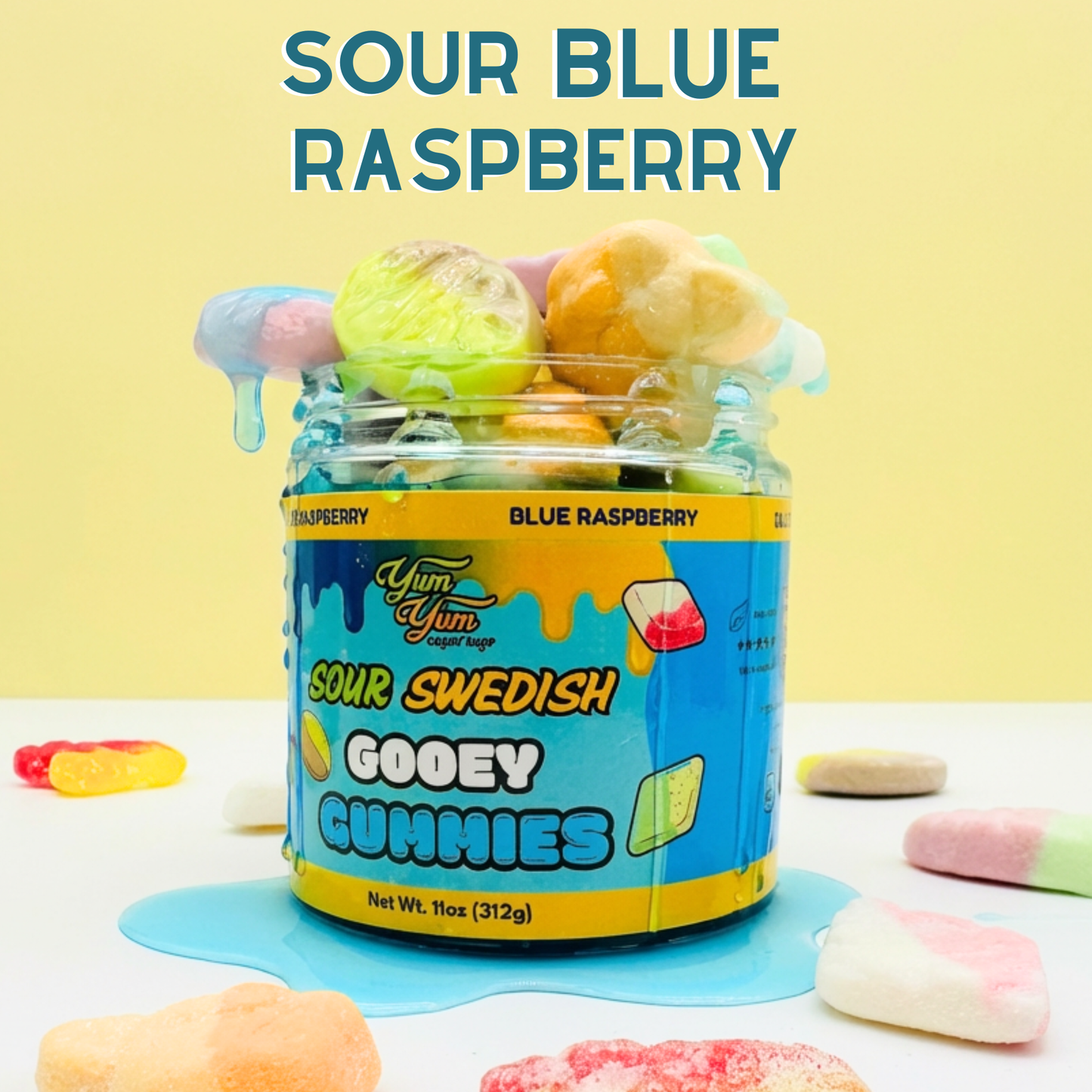 Sour Swedish Gooey Gummies With Bubs