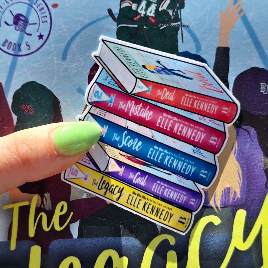 The Off-Campus Series The Deal Bookstack Sticker - Pretty Petty Co