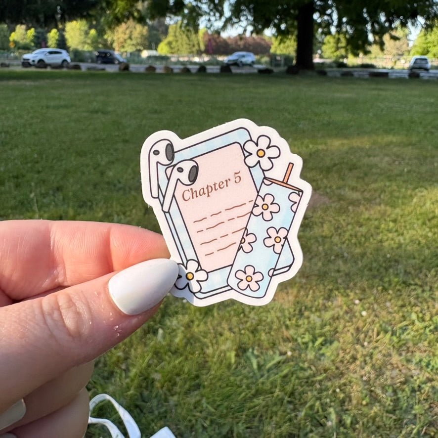 The Perfect Three Kindle Matte Sticker - Pretty Petty Co