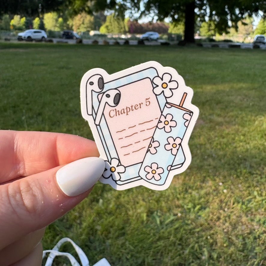 The Perfect Three Kindle Matte Sticker - Pretty Petty Co