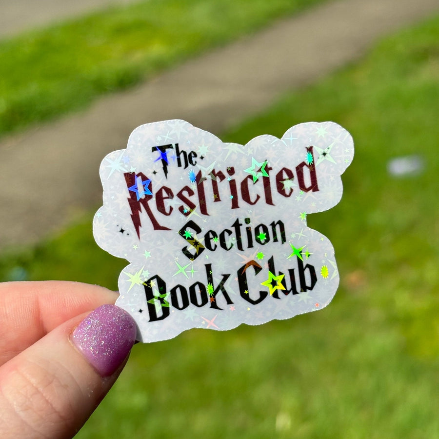 The Restricted Section Book Club Sticker - Pretty Petty Co