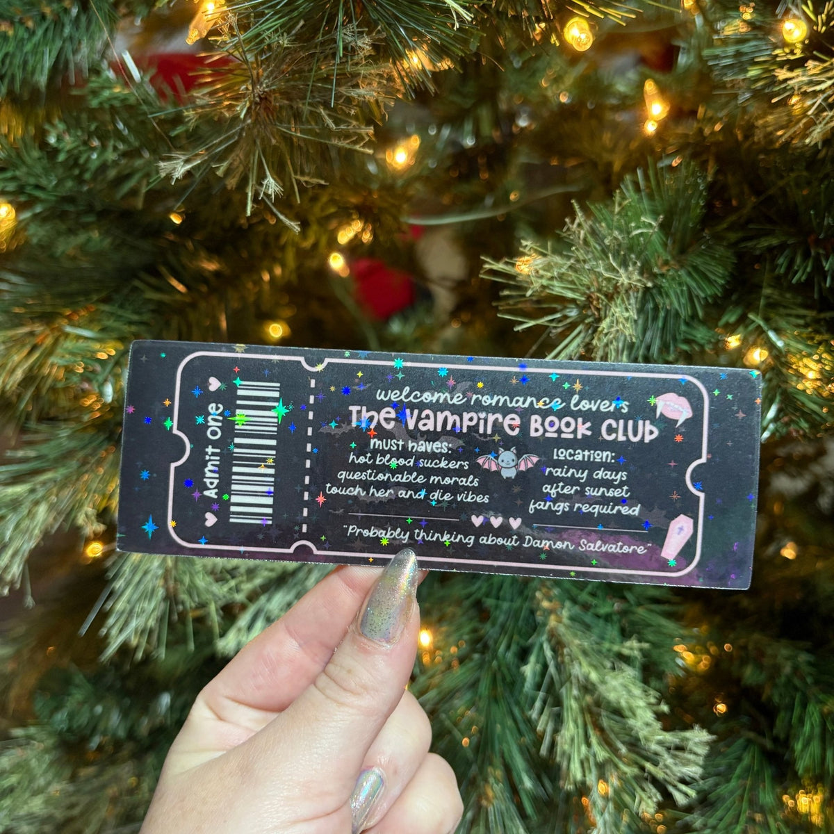 The Vampire Book Club Bookmark