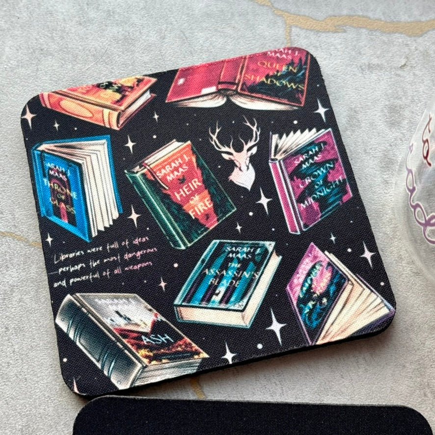 Throne of Glass Inspired Coasters - Set of 2