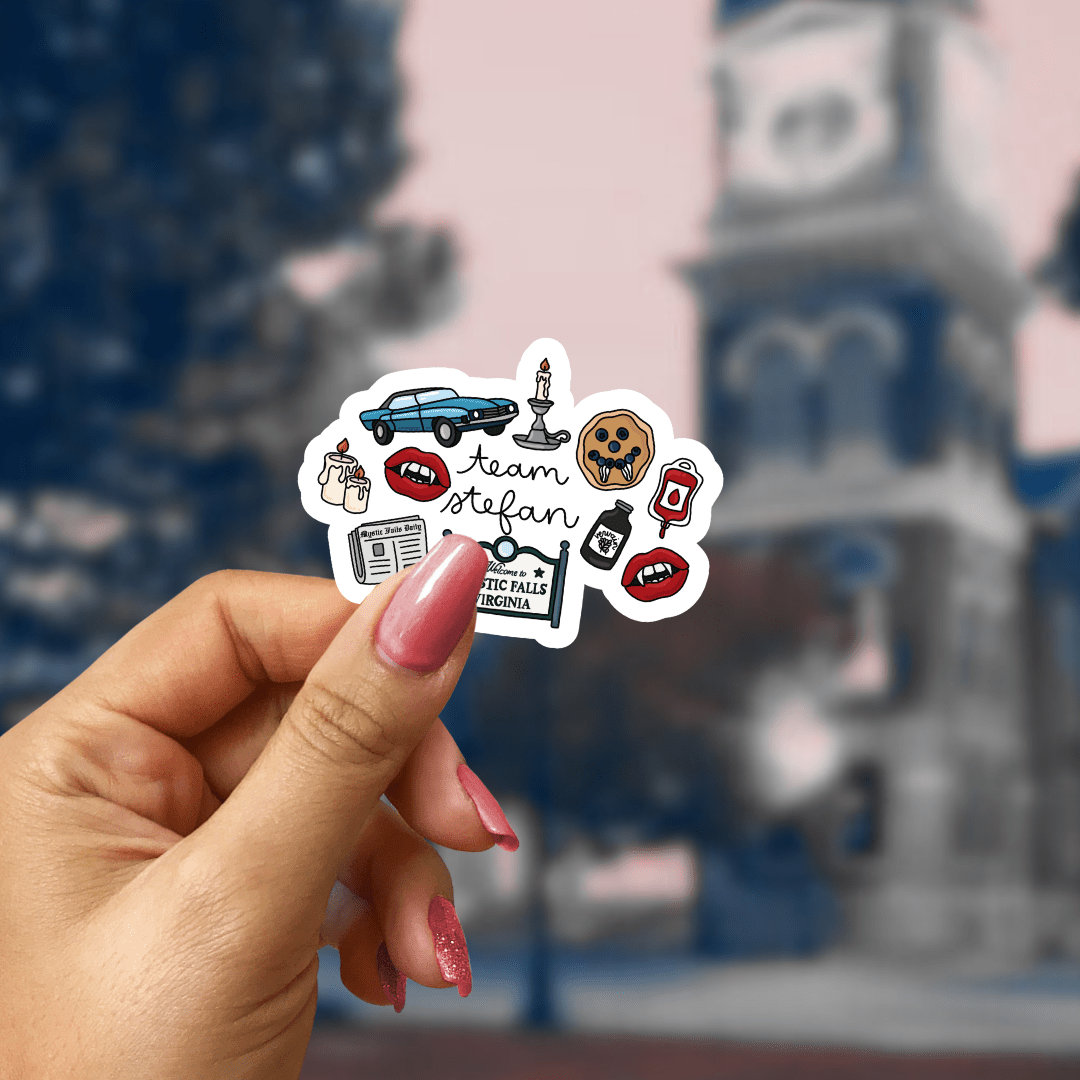 TVD Team Sticker - Choose You Favorite - or Both (We Won't Judge) Sticker - Pretty Petty Co