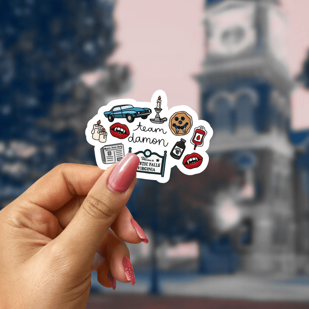 TVD Team Sticker - Choose You Favorite - or Both (We Won't Judge) Sticker - Pretty Petty Co