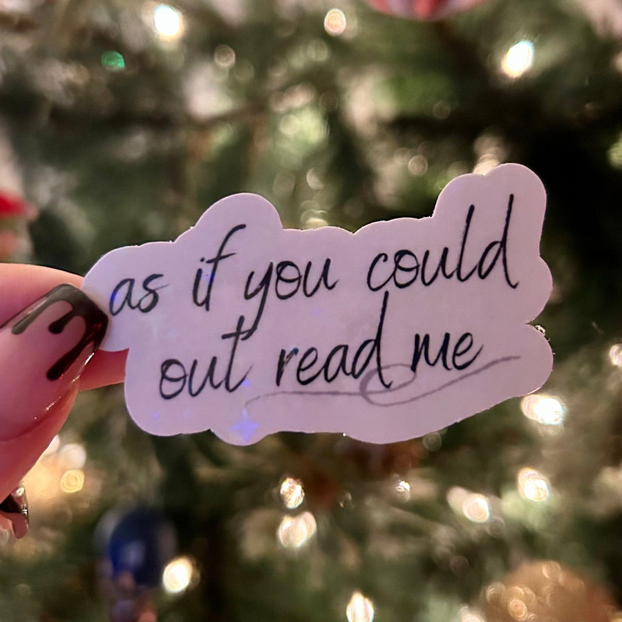 Twilight As If You Can Out Read Me Sticker - Pretty Petty Co