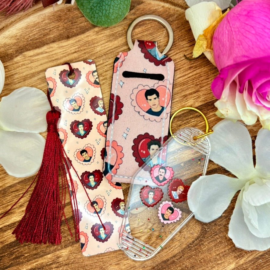 Twilight Boys Inspired Metal Bookmark - 1.3 x 4.7 inches