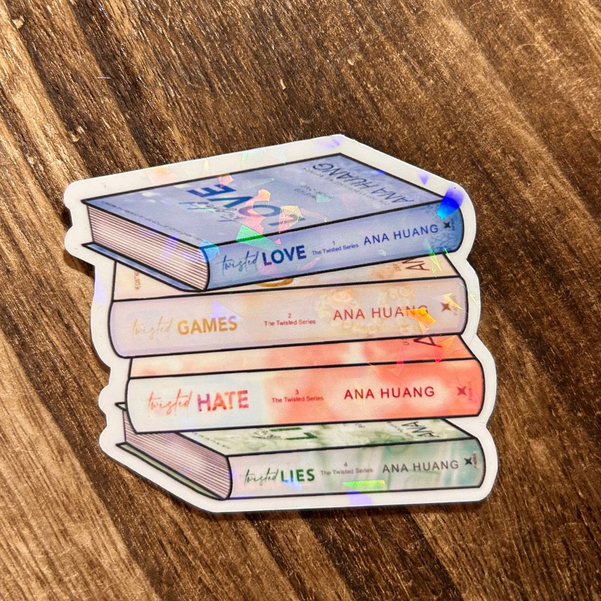 Twisted Book Series Stack Sticker - Pretty Petty Co