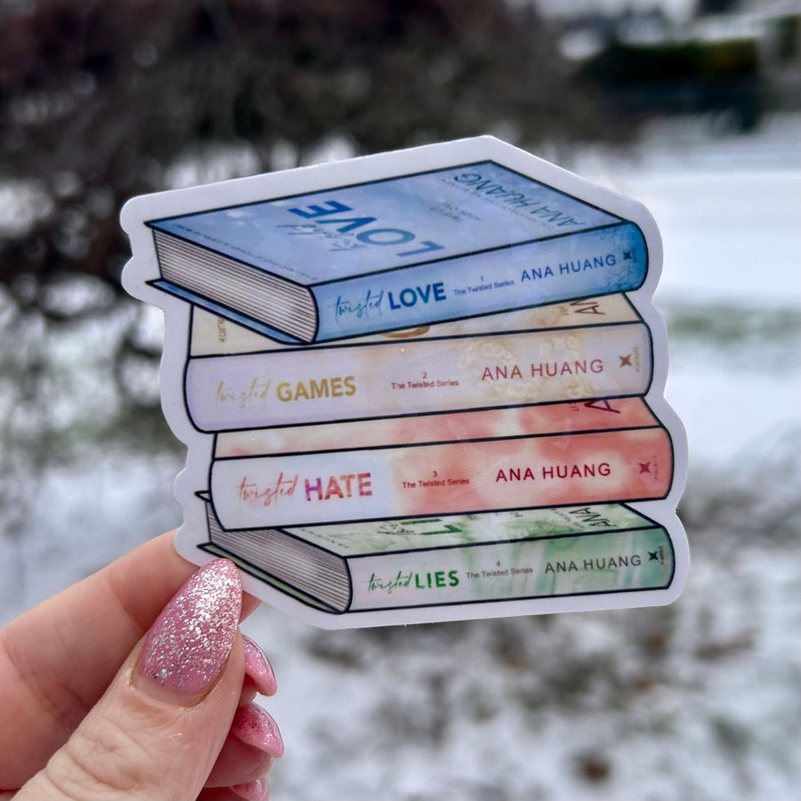 Twisted Book Series Stack Sticker - Pretty Petty Co