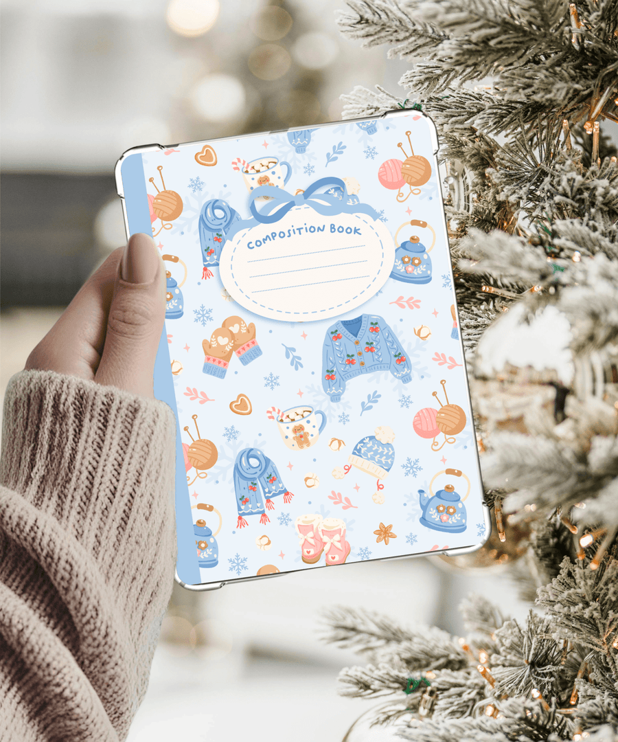 Winter Composition Book Kindle Paperwhite Insert