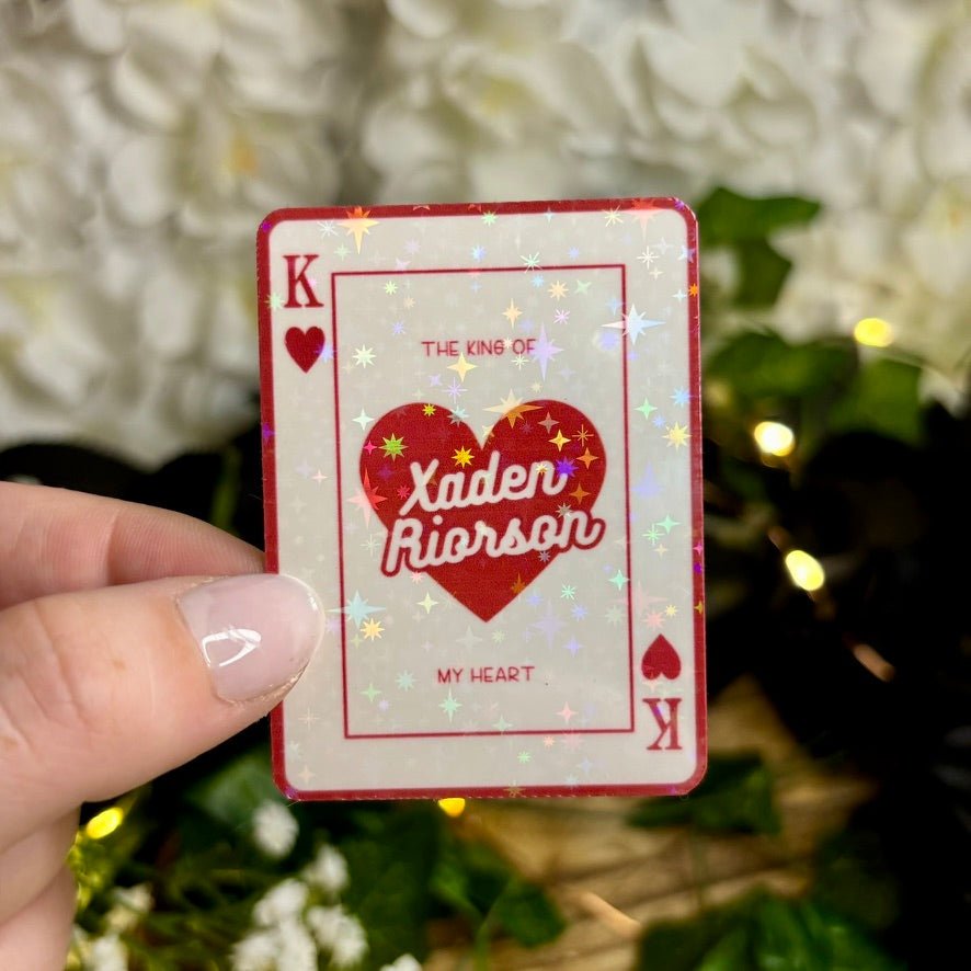 Xaden Riorson King of My Heart Sticker - Pretty Petty Co